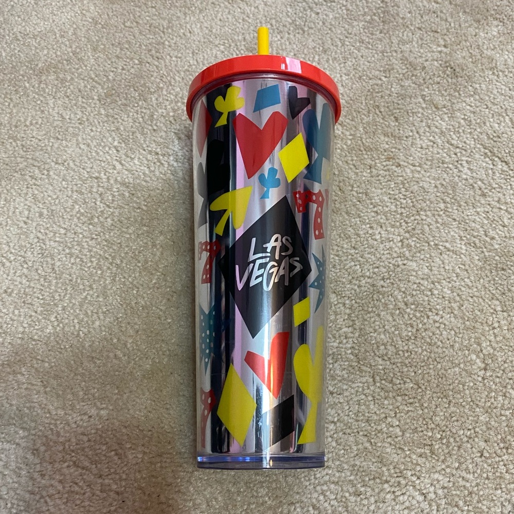 Starbucks Las Vegas Tumbler with screw lid top